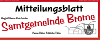 Mitteilungsblatt Samtgemeinde Brome